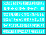 中国建筑施工现场安全标语