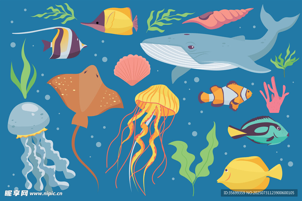 海洋生物大集合