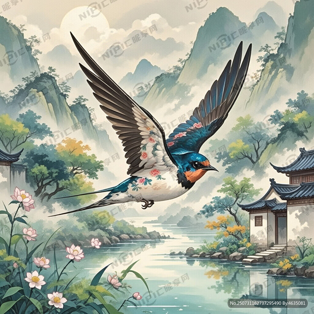 燕子 中国风