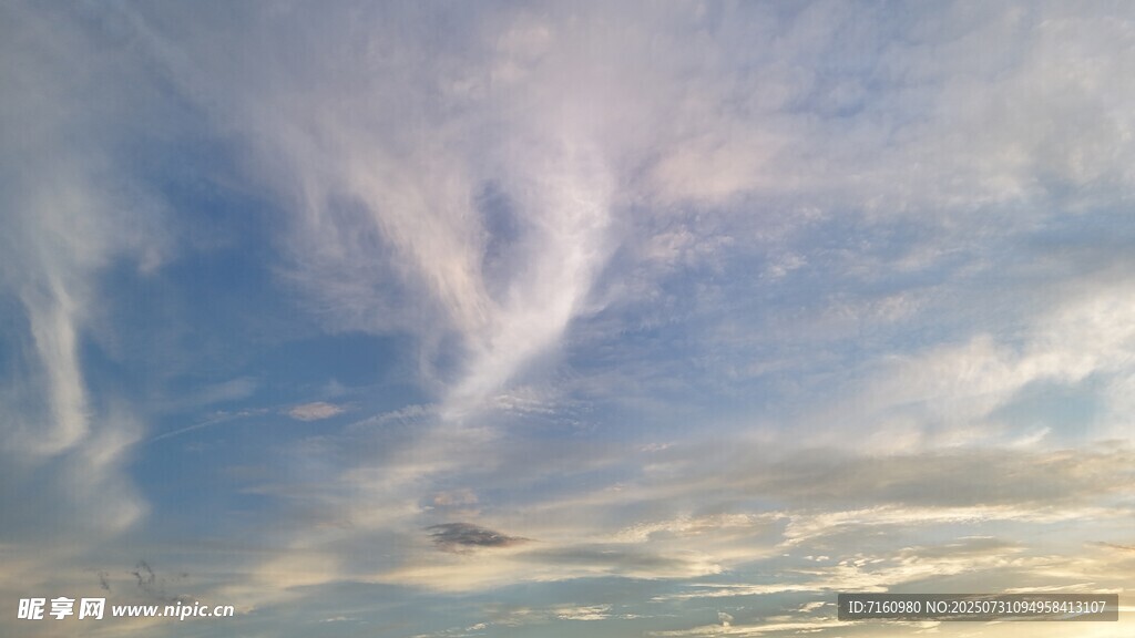 天空中的美丽云彩