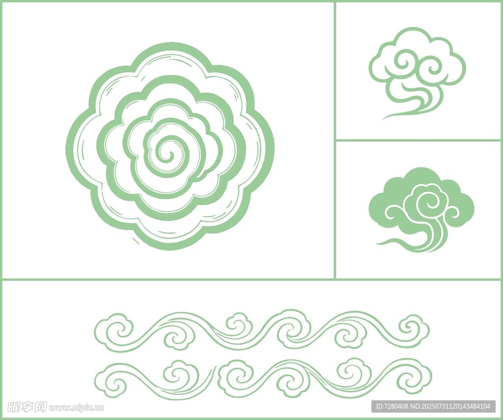 中式传统花纹图案集合