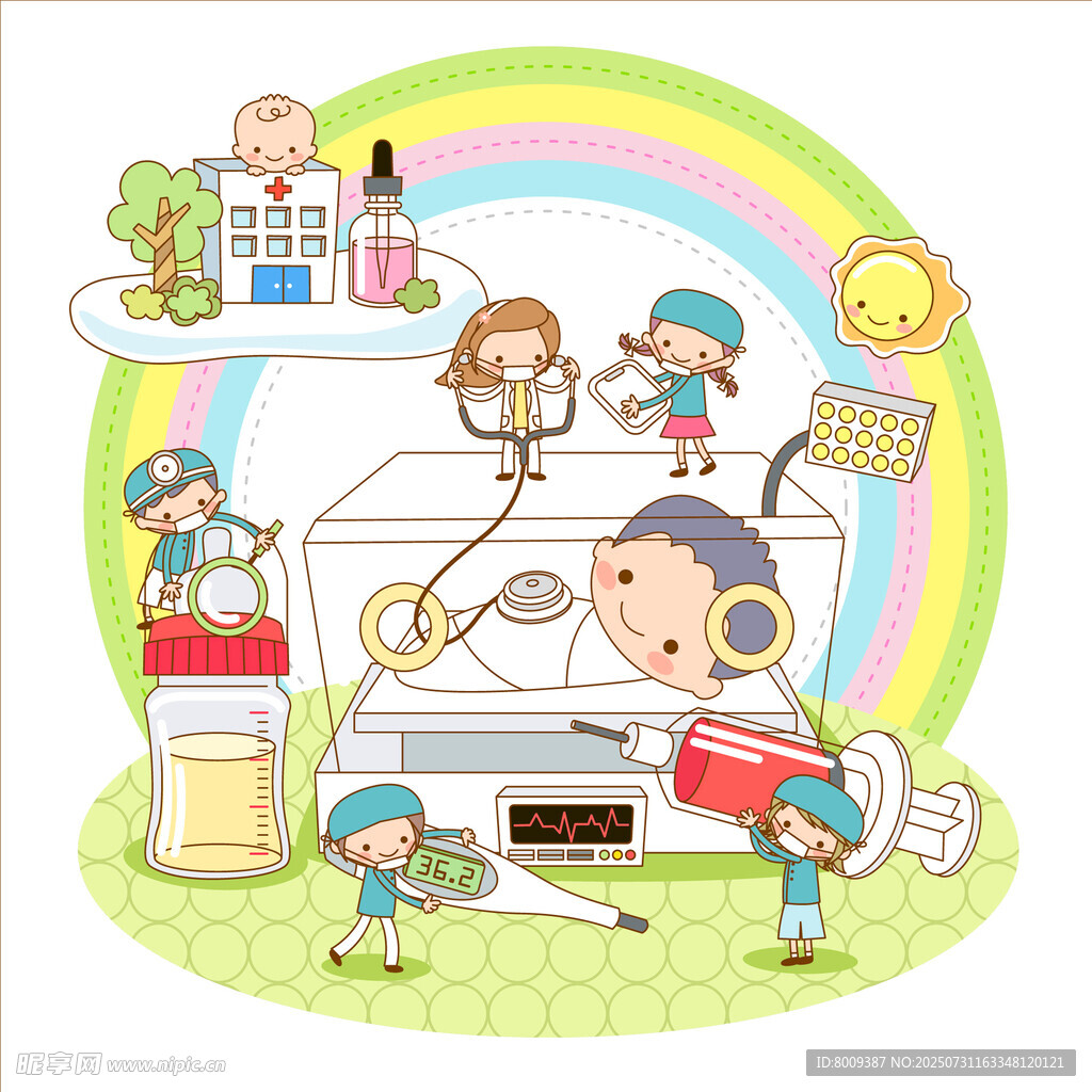 儿童欢乐创意绘画场景