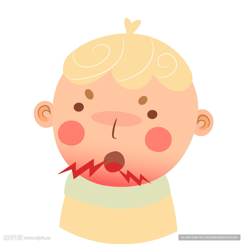 幼儿咬梳子的可爱瞬间