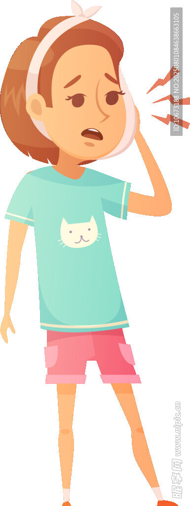 女孩大声呼喊