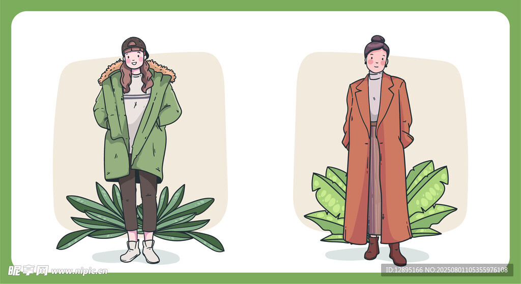 古风人物服饰展示
