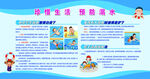 学生放溺水展板