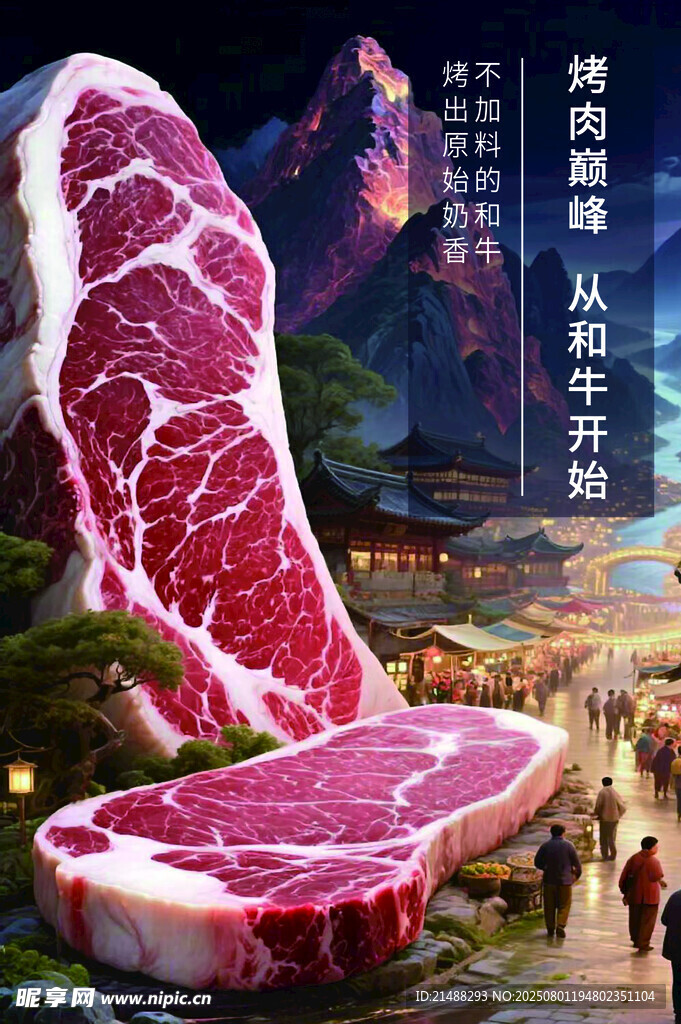 优质雪花牛肉 牛排