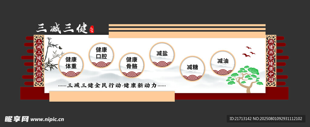健康三减三健
