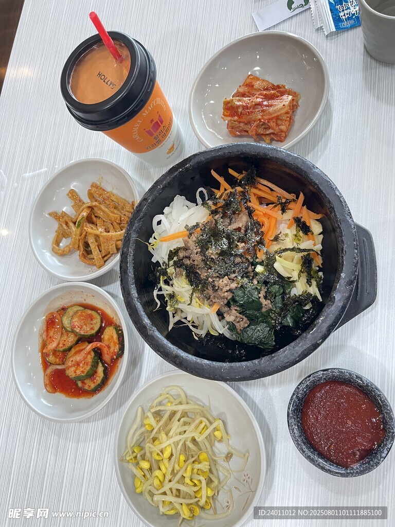 韩式美味套餐 多样小菜
