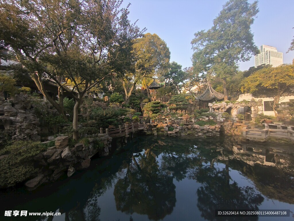 静谧园林水景