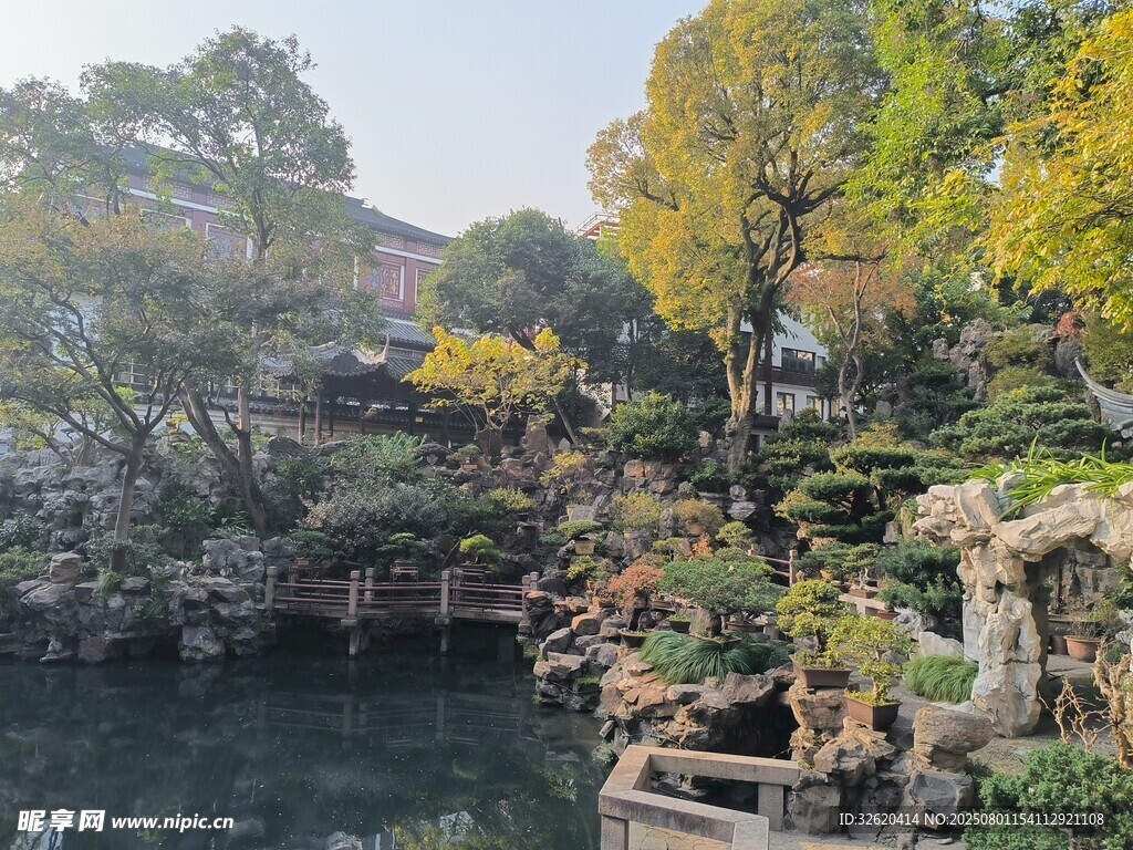 中式园林水景景观