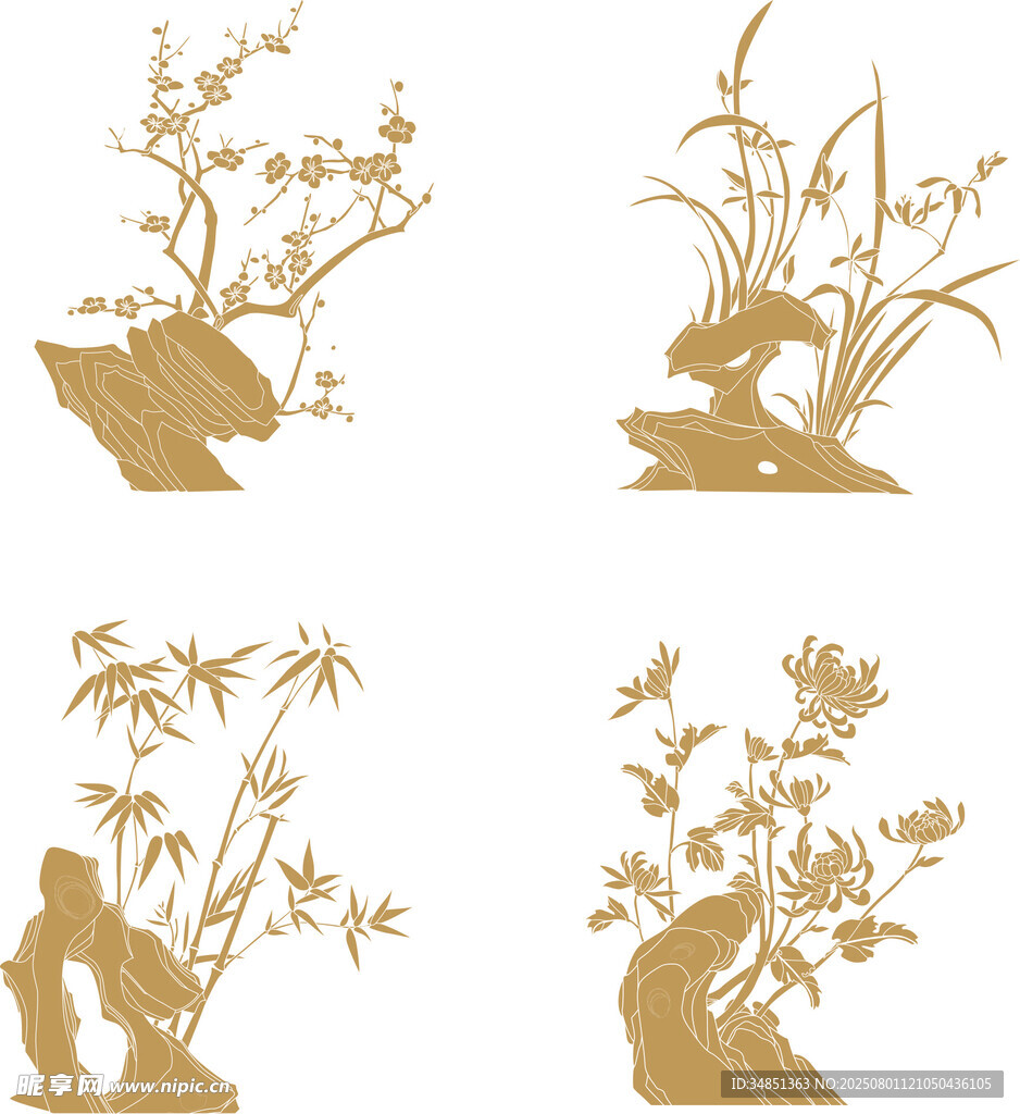 梅兰竹菊