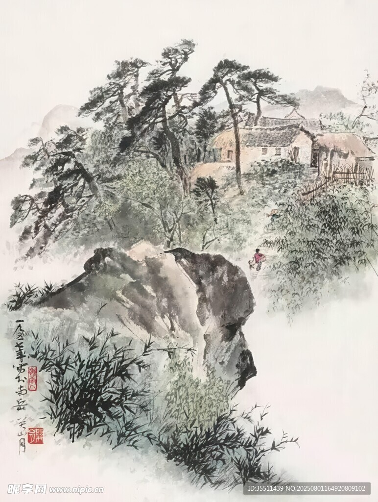 水墨风景