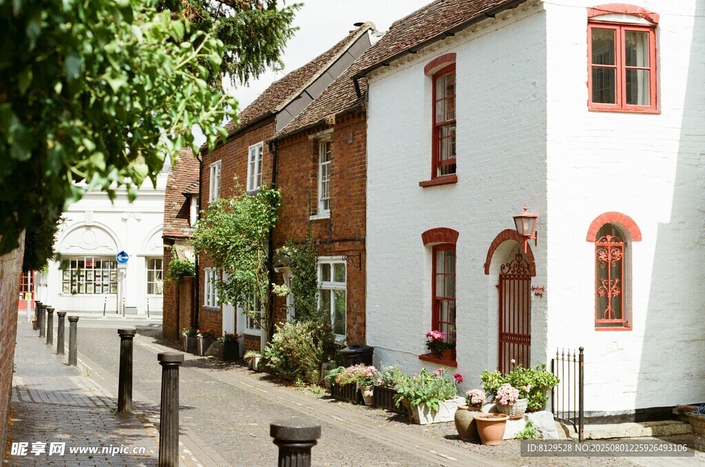 英式街边小屋景观
