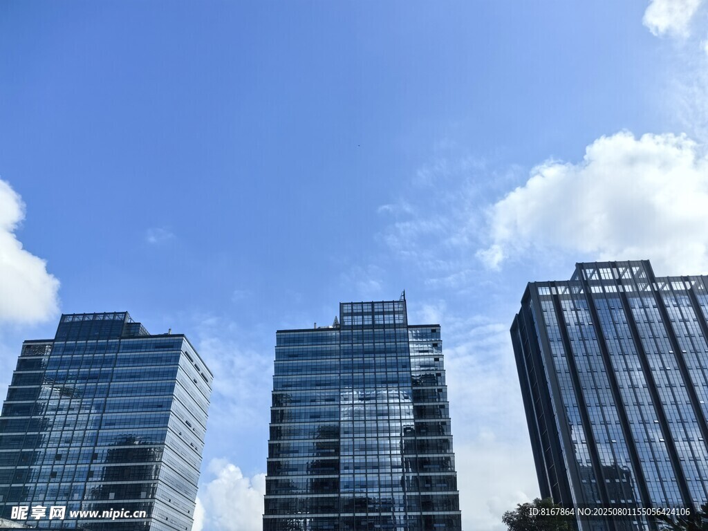 现代都市高楼大厦景观