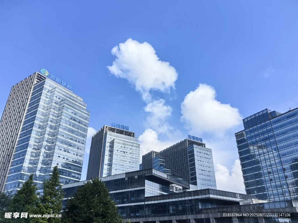 现代都市高楼景观