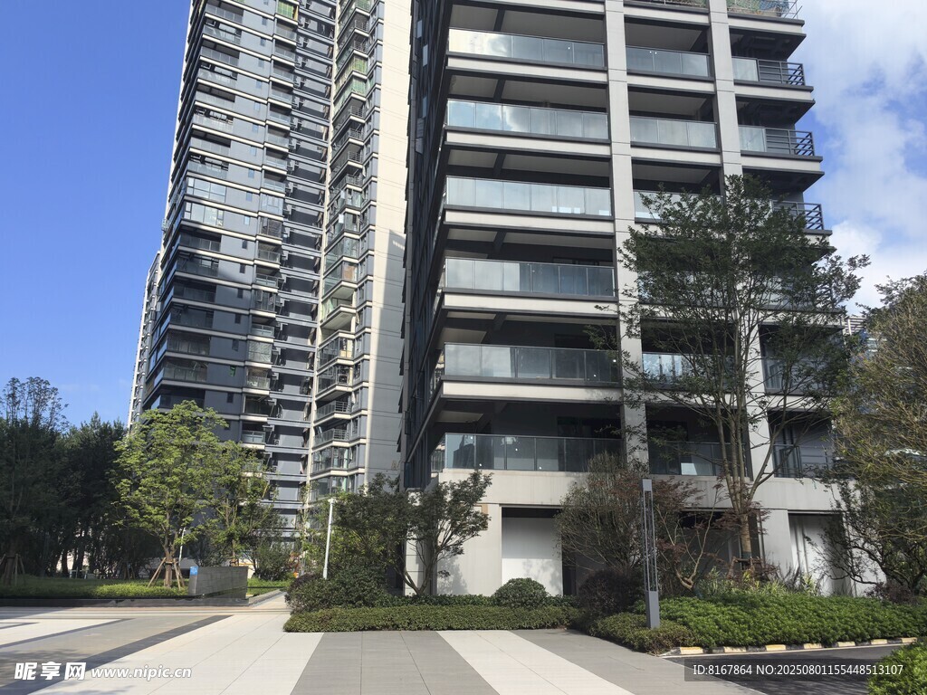 现代高层住宅景观