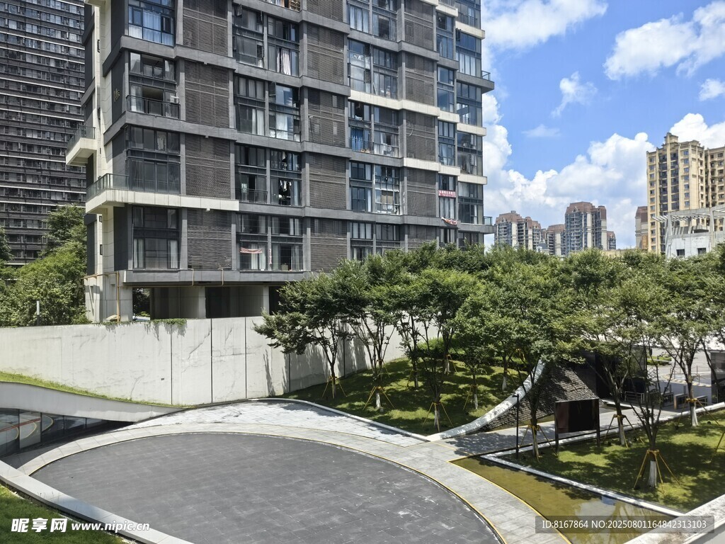 现代高层住宅景观