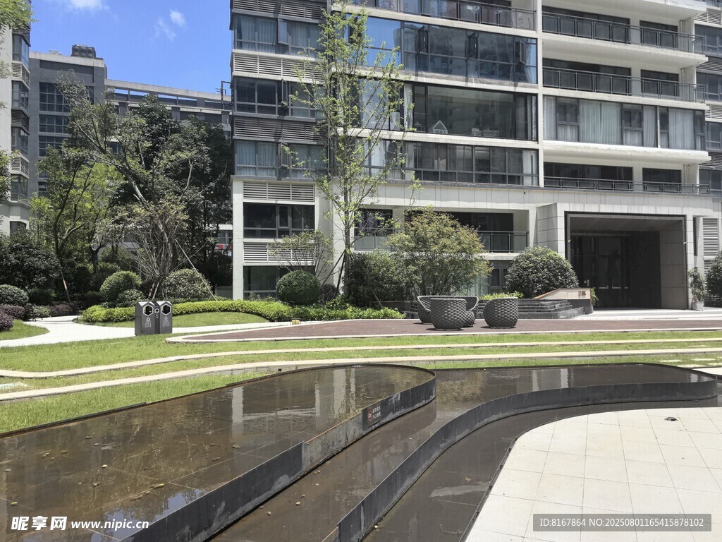 现代风格高档住宅景观