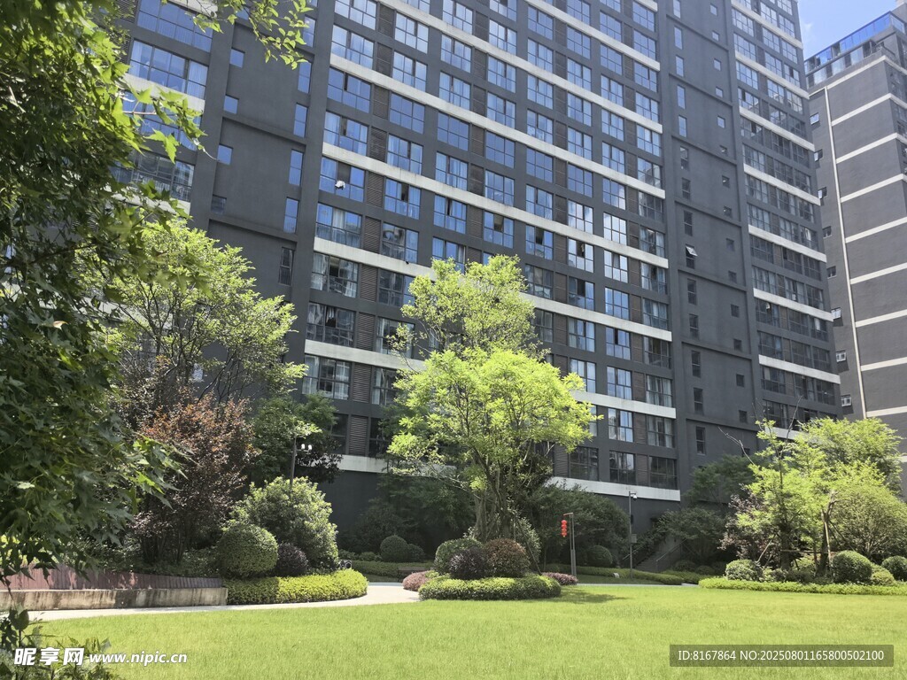 现代都市花园式住宅景观