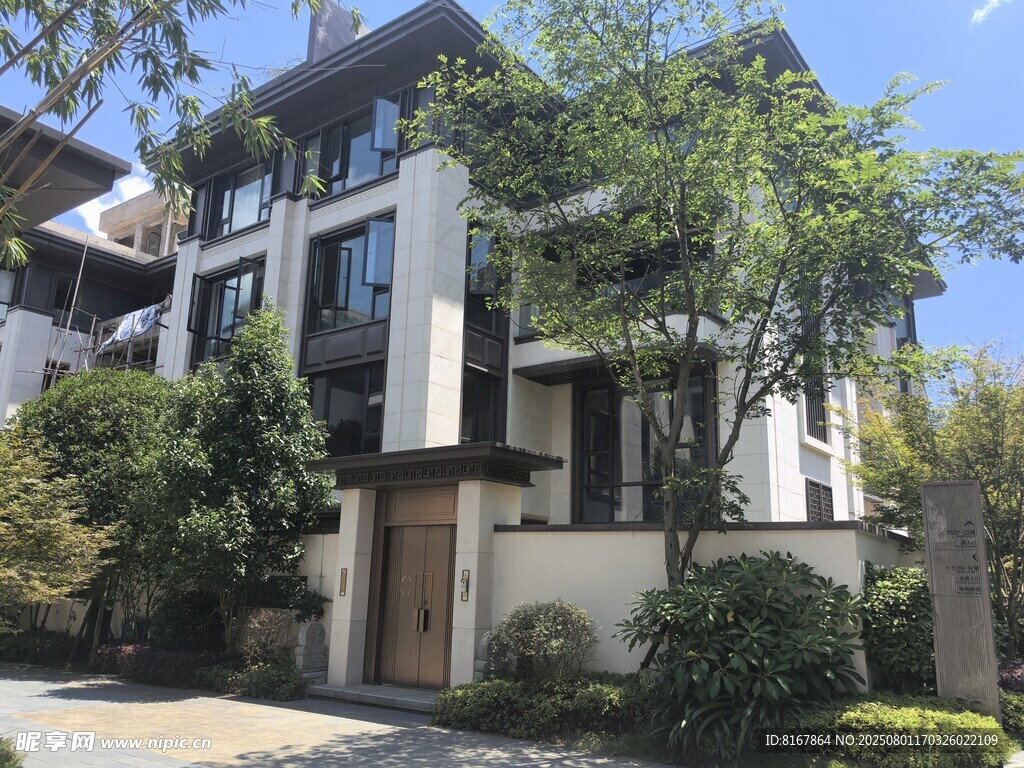 现代风格别墅外观景观
