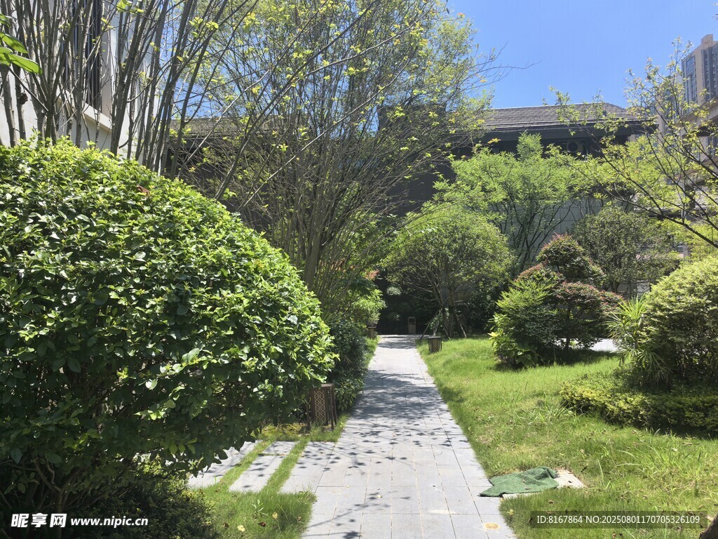 宁静花园小径景观