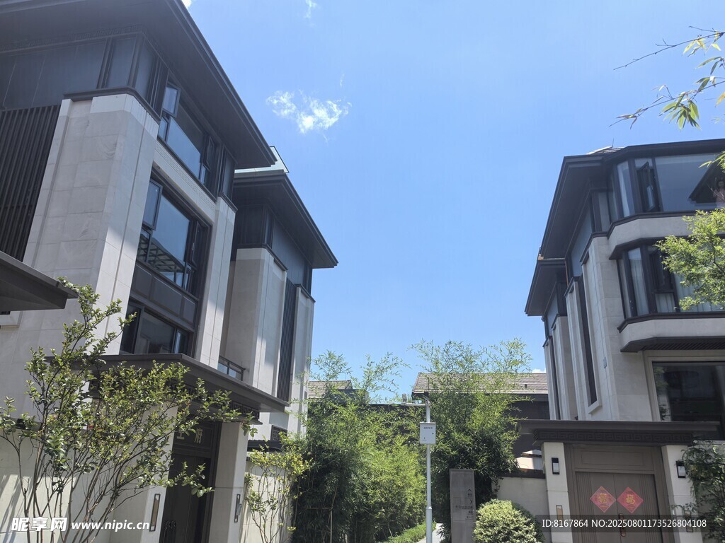 现代风格别墅外观景观