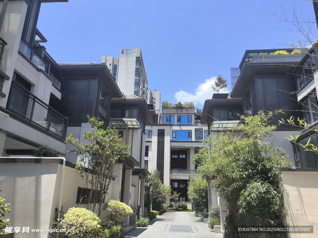 现代庭院小巷景观