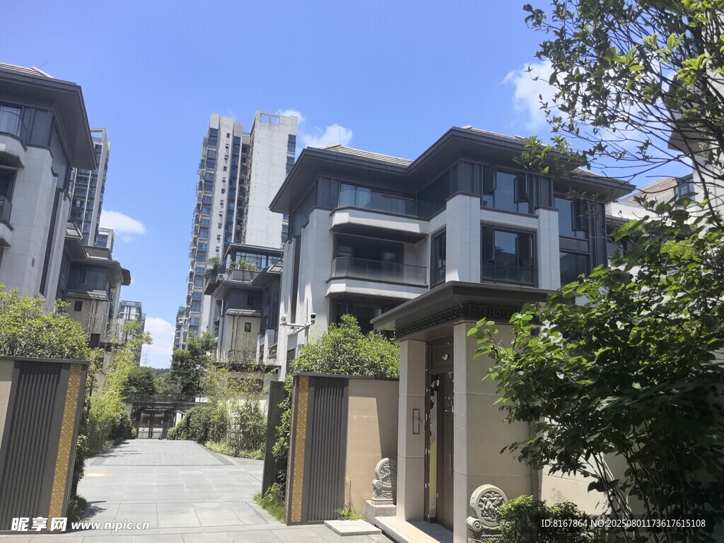 现代风格精致住宅小区