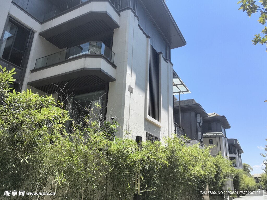 现代风格别墅外观景观