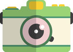卡通风格复古相机图标
