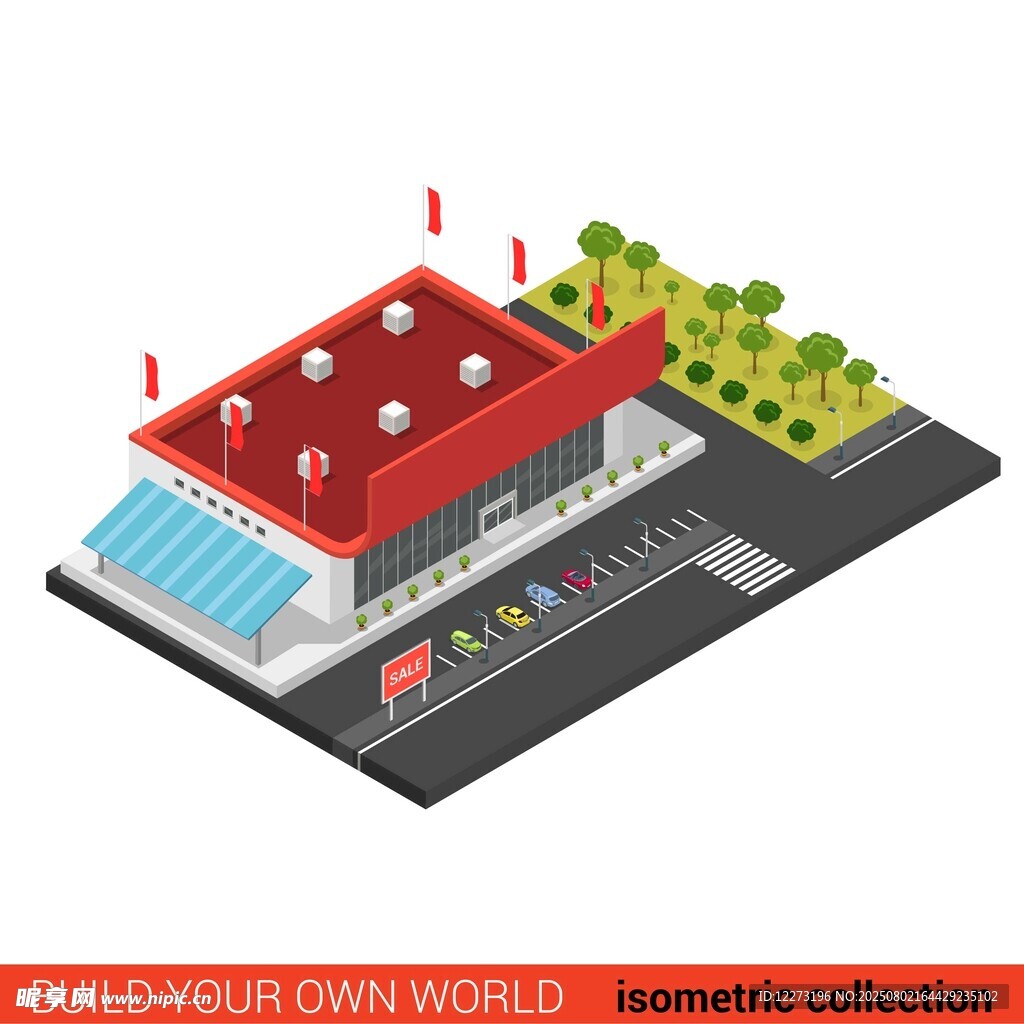 现代化体育场建筑模型