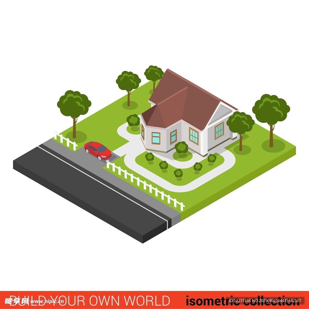 郊区独栋住宅3D效果图