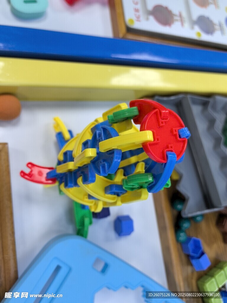 彩色积木创意搭建作品
