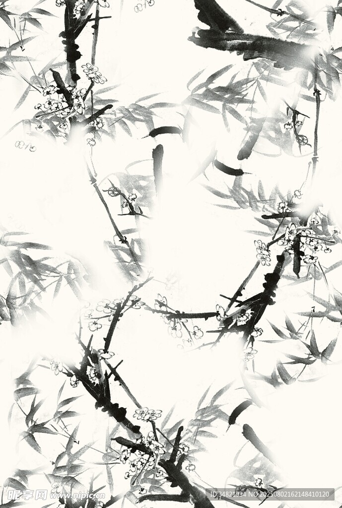水墨竹子