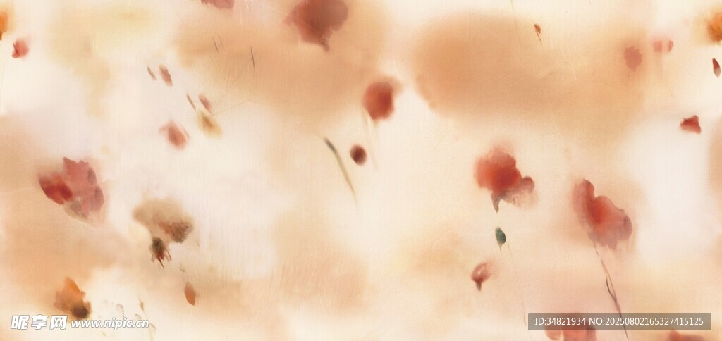 梦幻花卉背景图