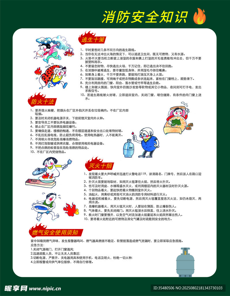 消防安全职责宣传海报