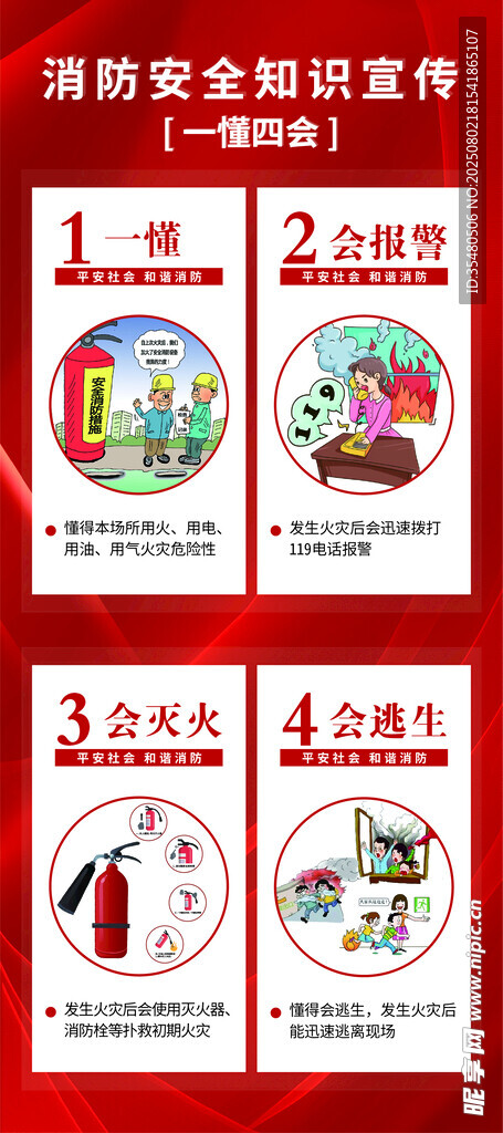 消防安全宣传海报展示