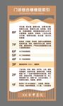 中医院中式楼层索引