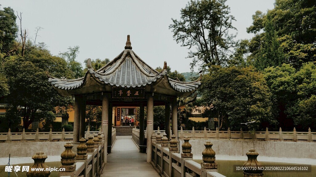 中式古亭景观