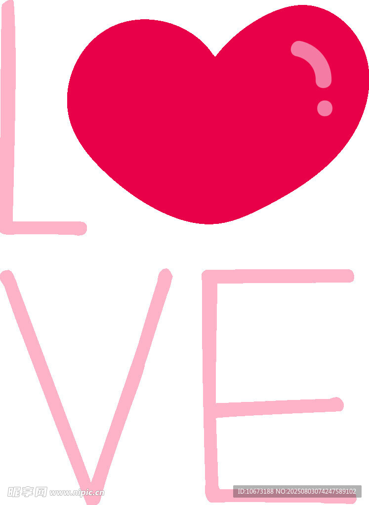爱心LOVE图标设计