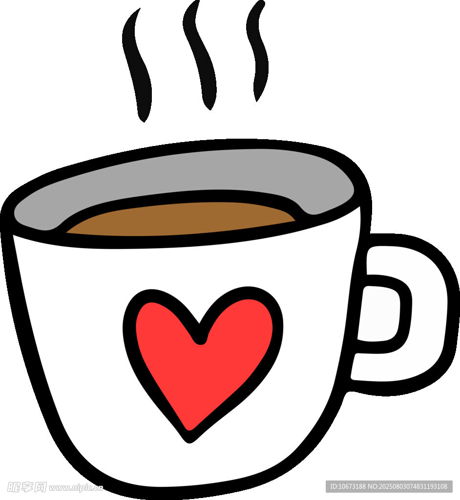 爱心咖啡杯