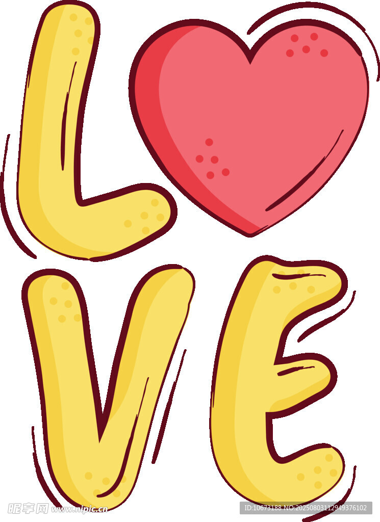 爱心LOVE图案