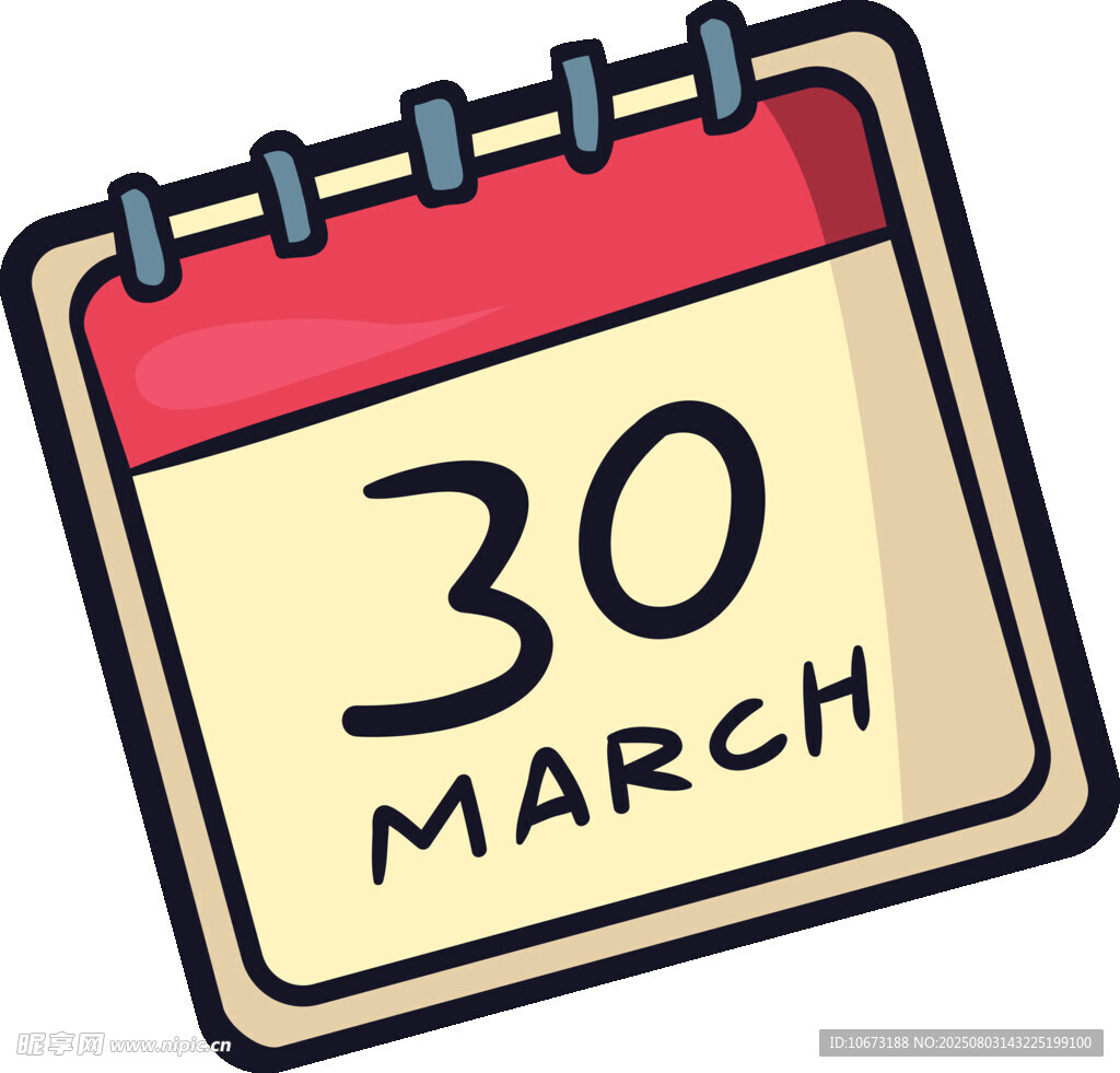 3月30日日历图标