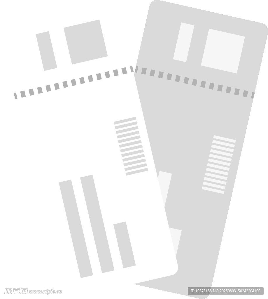 简约几何建筑轮廓图案