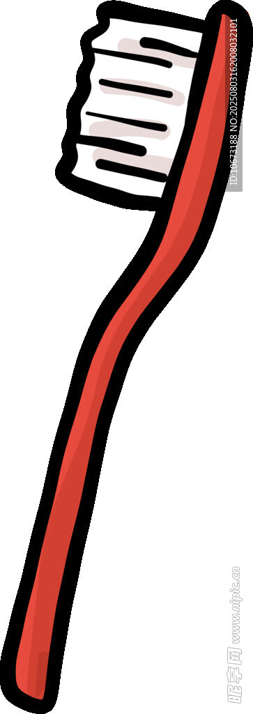 红色牙刷
