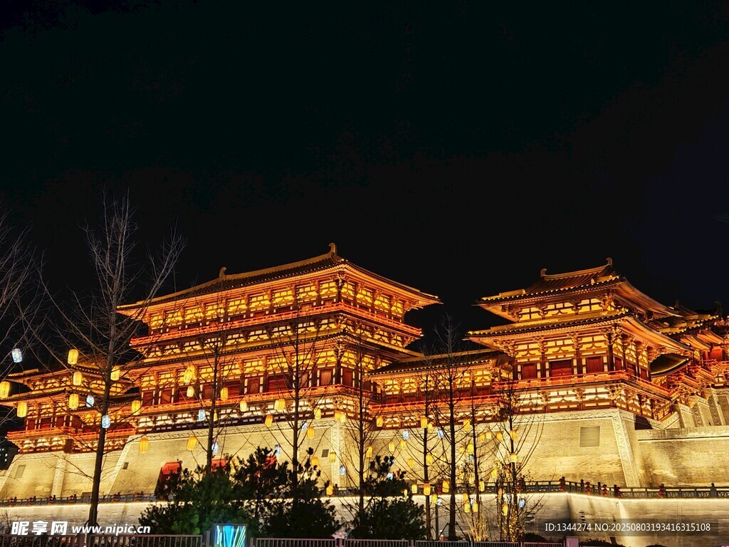 洛阳应天门夜景