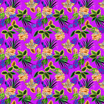紫色花卉图案纹理背景