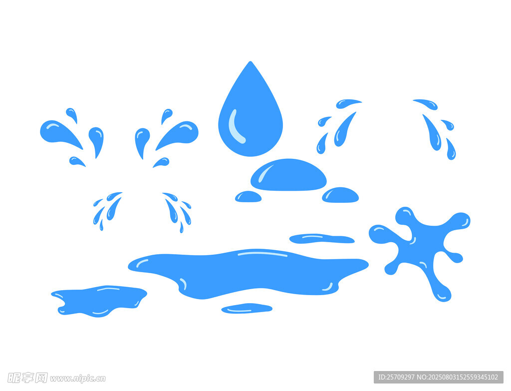 水滴飞溅