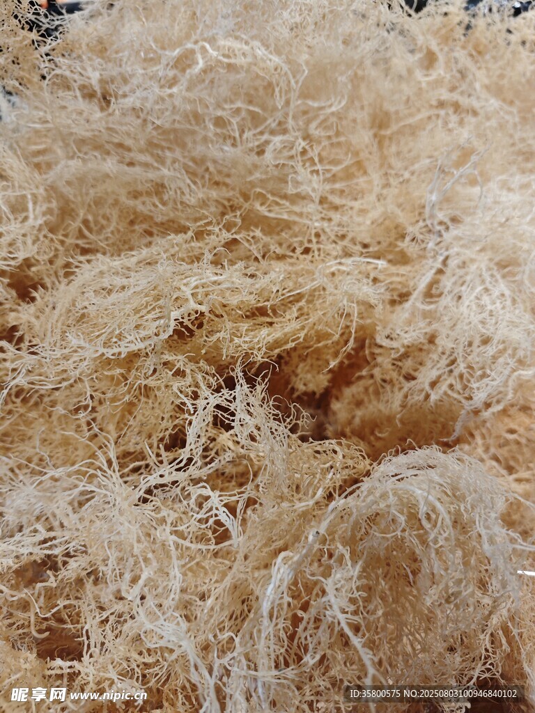 蓬松丝状纤维材料展示